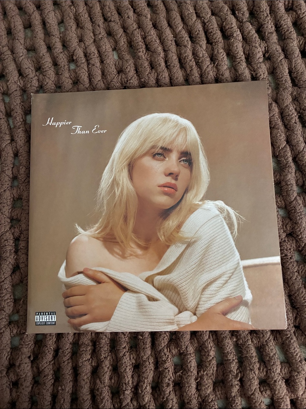 CHNGE Beige Gradient Vinyl Album Cover